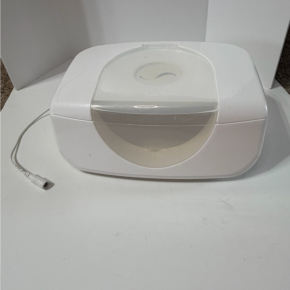 Munchkin White Electric Wipe Warmer with Clear Lid